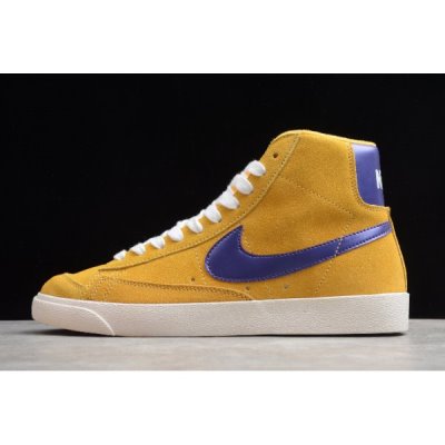 Nike Blazer Mid Retro Og Swoosh Sarı / Mor Kaykay Ayakkabı Türkiye - A6J8227H